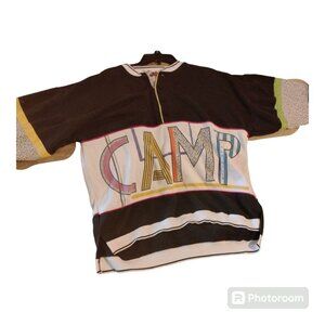 Vintage Camp Beverly Hills Colorblock Button-Up Shirt